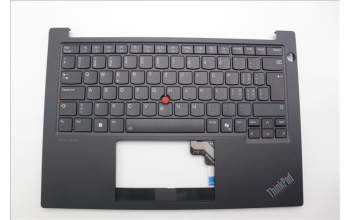 Lenovo 5M11P32452 C-Cover with keyboard, Switzerland, Black, Backlight, UK
