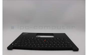 Lenovo 5M11P32484 C-Cover with keyboard, Icelandic, Black, Backlight, UK
