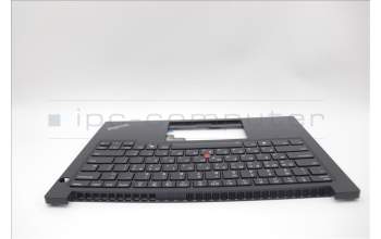 Lenovo 5M11P32524 C-Cover with keyboard, Korean, Black, Backlight, US