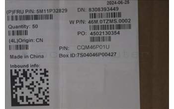 Lenovo 5M11P32829 FRU Power button w/ bracket SG