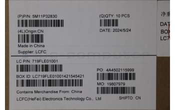 Lenovo 5M11P32830 Lenovo LCD Module,14\",WQXGA+,Non-Touch,Anti-Glare,Anti-reflection,OLED,400nit,100%DCI-P3
