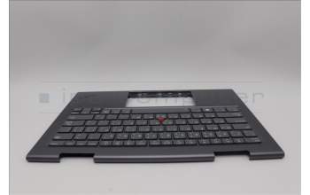 Lenovo 5M11P34959 C-Cover with keyboard, Arabic, Luna Grey, Fingerprint, WLAN, US