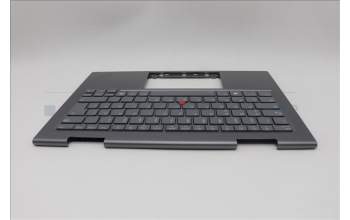 Lenovo 5M11P35008 C-Cover with keyboard, German, Luna Grey, Fingerprint, WLAN, UK