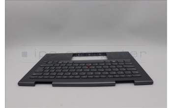 Lenovo 5M11P35011 C-Cover with keyboard, Hungarian, Luna Grey, Fingerprint, WLAN, UK