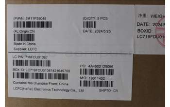 Lenovo 5M11P35045 MECH_ASM GRP_KBD_BZL_GER_WW_LG_CHY