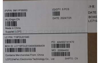 Lenovo 5M11P35053 MECH_ASM GRP_KBD_BZL_LA SPA_WW_LG_CHY