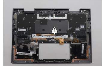 Lenovo 5M11P35056 C-Cover with keyboard, Nordic, Luna Grey, Fingerprint, WWAN, UK