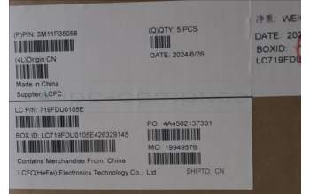 Lenovo 5M11P35058 C-Cover with keyboard, Russian, Luna Grey, Fingerprint, WWAN, US