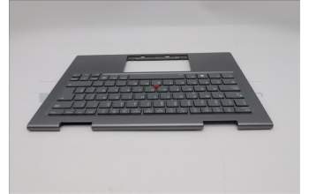 Lenovo 5M11P35060 C-Cover with keyboard, Spanish, Luna Grey, Fingerprint, WWAN, UK