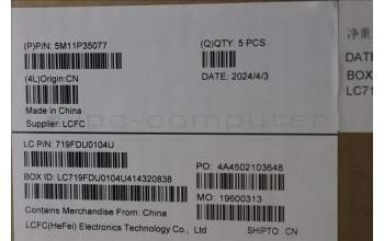 Lenovo 5M11P35077 C-Cover with keyboard,USA English,Luna Grey,Fingerprint,WWAN