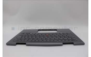 Lenovo 5M11P35099 C-Cover with keyboard, Switzerland, Luna Grey, Fingerprint, WWAN, UK