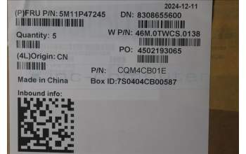 Lenovo 5M11P47245 MECH_ASM NoNFC CCvr+UK KB ASM,CHY