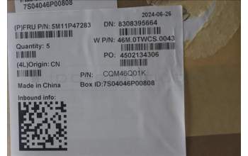 Lenovo 5M11P47283 MECH_ASM NoNFC CCvr+EURO ENG KB ASM,LTN