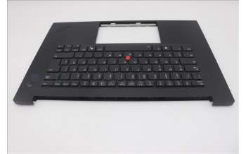 Lenovo 5M11P47491 C-Cover with keyboard, German, Backlight, UK