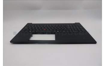 Lenovo 5M11P68291 C-Cover with keyboard, Brazil Portuguese, Black, Backlight, UK