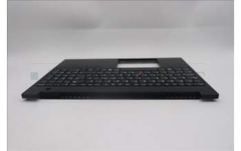 Lenovo 5M11P68291 C-Cover with keyboard, Brazil Portuguese, Black, Backlight, UK