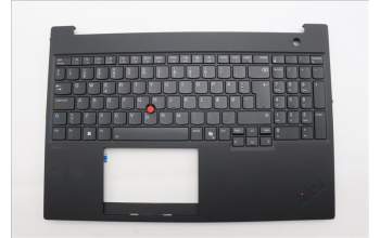 Lenovo 5M11P68302 C-Cover with keyboard, Danish, Black, Backlight, UK