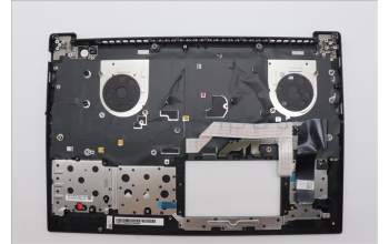 Lenovo 5M11P68309 C-Cover with keyboard, Estonian, Black, Backlight, UK