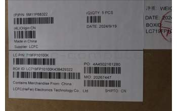 LENOVO 5M11P68322 Keyb P16s G3 (Intel) Cover DE - WL