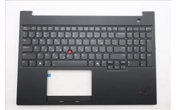 Lenovo 5M11P68323 C-Cover with keyboard, Greek, Black, Backlight, US
