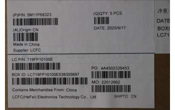 Lenovo 5M11P68323 C-Cover with keyboard, Greek, Black, Backlight, US