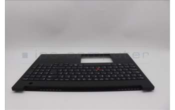 Lenovo 5M11P68330 C-Cover with keyboard, Hungarian, Black, Backlight, UK