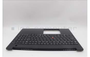 Lenovo 5M11P68339 C-Cover with keyboard, Japanese, Black, Backlight, JP