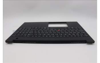Lenovo 5M11P68348 C-Cover with keyboard, Norwegian, Black, Backlight, UK