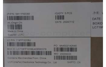 Lenovo 5M11P68388 C-Cover with keyboard, Ukrainian, Black, Backlight, US