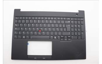 Lenovo 5M11P68410 C-Cover with keyboard, Belgian, Black, Backlight, WWAN, SIM, UK