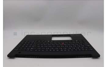 Lenovo 5M11P68416 C-Cover with keyboard, Bulgarian, Black, Backlight, WWAN, SIM, UK