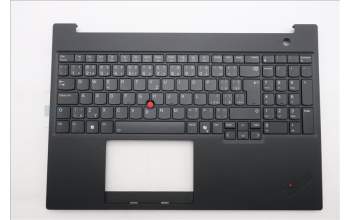 Lenovo 5M11P68421 C-Cover with keyboard, Czech Slovakian, Black, Backlight, WWAN, SIM, UK
