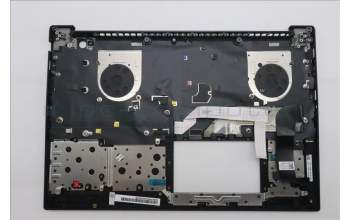 Lenovo 5M11P68421 C-Cover with keyboard, Czech Slovakian, Black, Backlight, WWAN, SIM, UK