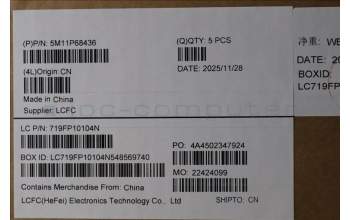 LENOVO 5M11P68436 Keyb P16s G3/G4 (Intel) Cover FR - WW+WL