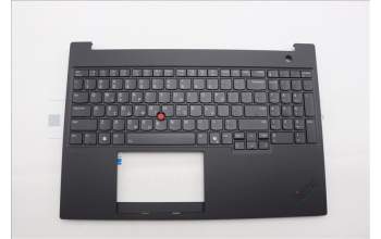 Lenovo 5M11P68445 C-Cover with keyboard, Greek, Black, Backlight, WWAN, SIM, US