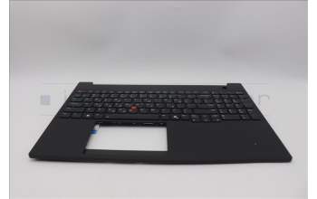Lenovo 5M11P68445 C-Cover with keyboard, Greek, Black, Backlight, WWAN, SIM, US