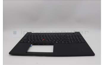 Lenovo 5M11P68449 C-Cover with keyboard, Hebrew, Black, Backlight, WWAN, SIM, US