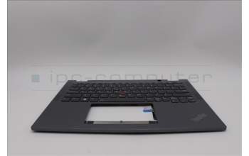 Lenovo 5M11P69073 C-Cover with keyboard, US English Euro, Grey, Backlight, WWAN, US