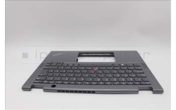 Lenovo 5M11P69131 C-Cover with keyboard, Portuguese, Grey, Backlight, WWAN, UK