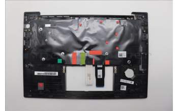 Lenovo 5M11P69350 C-Cover with keyboard, Switzerland, Black, Backlight, UK