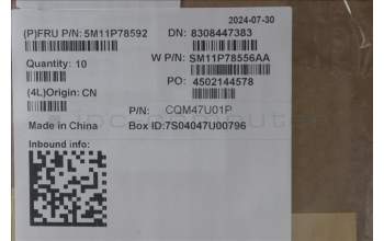 Lenovo 5M11P78592 Keyboard External,UK English,Backlight,w/Fingerprint Reader,w/Pen Holder,AI Copilot+CS24 Hot Key