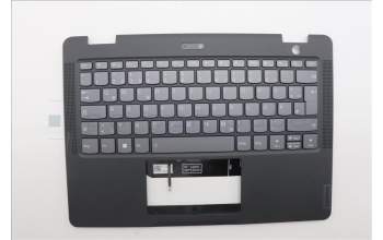 Lenovo 5M11P87781 C-Cover with keyboard, German, Black, Backlight, WLAN, UK