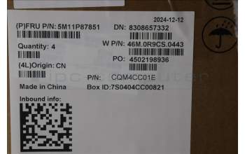 Lenovo 5M11P87851 C-Cover with keyboard, US English Euro, Black, Backlight, WLAN, US