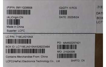 Lenovo 5M11Q08908 MECH_ASM FRU KB CCV SWE/FIN LTN UK BK,T