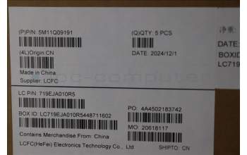 Lenovo 5M11Q09191 MECH_ASM FRU CCV NORDIC BL SRX UK BK,T