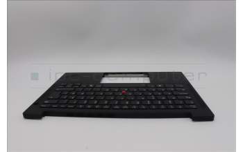 Lenovo 5M11Q25550 C-Cover with keyboard, Danish, Black, WLAN, UK