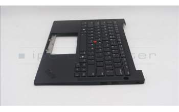 Lenovo 5M11Q25553 C-Cover with keyboard, US English Euro, Black, WLAN, US