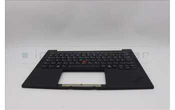 Lenovo 5M11Q25571 C-Cover with keyboard, Spanish, Black, WLAN, UK