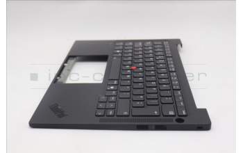 Lenovo 5M11Q25611 C-Cover with keyboard, UK English, Black, WLAN, UK