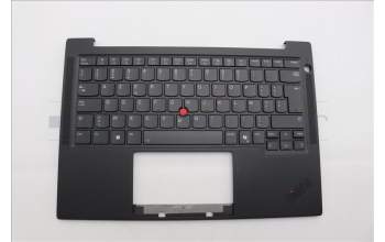 Lenovo 5M11Q25615 C-Cover with keyboard, Belgian, Black, WLAN, UK